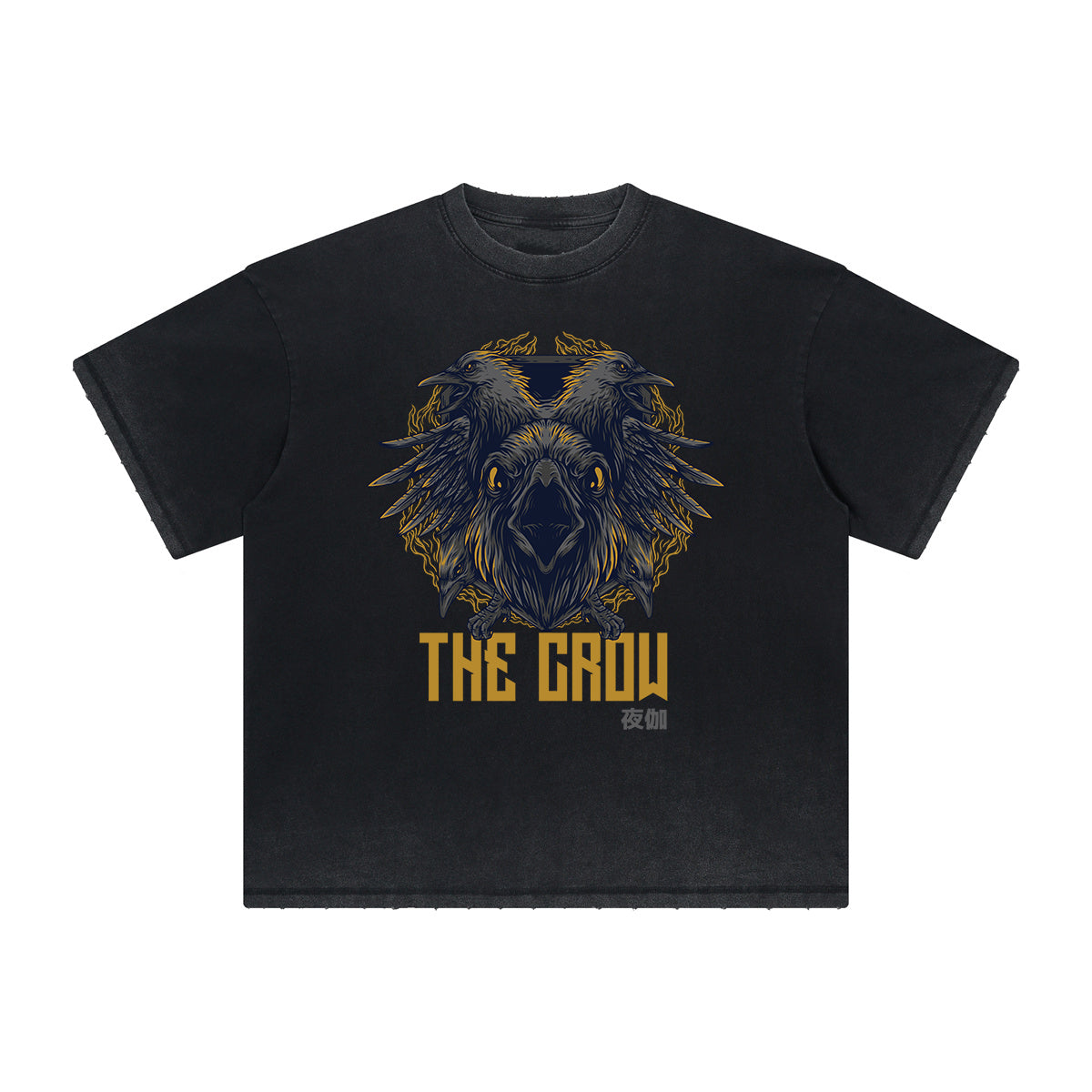 Retro Cartoon Vintage Frayed Graphic Tee