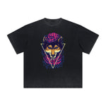 Retro Cartoon Vintage Frayed Graphic Tee