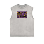 Retro Cartoon Graphic Muscle Tank