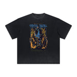 Retro Cartoon Vintage Frayed Graphic Tee