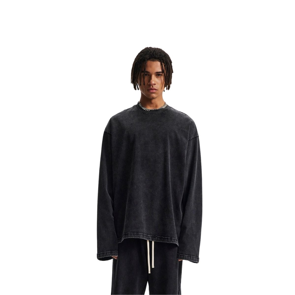 Vintage Oversized Long Sleeve Sweatshirt