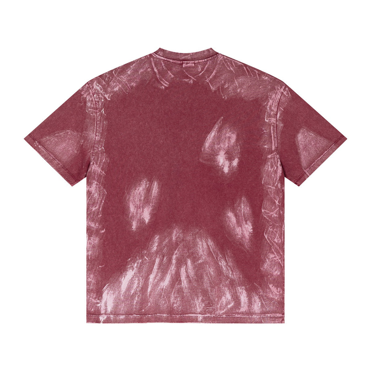 Camiseta holgada pintada a mano vintage de 270 g/m²