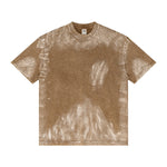 Camiseta holgada pintada a mano vintage de 270 g/m²