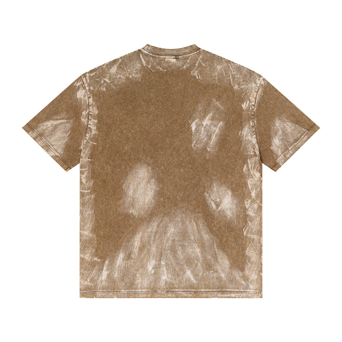 Camiseta holgada pintada a mano vintage de 270 g/m²