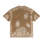 Camiseta holgada pintada a mano vintage de 270 g/m²