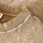 Camiseta holgada pintada a mano vintage de 270 g/m²