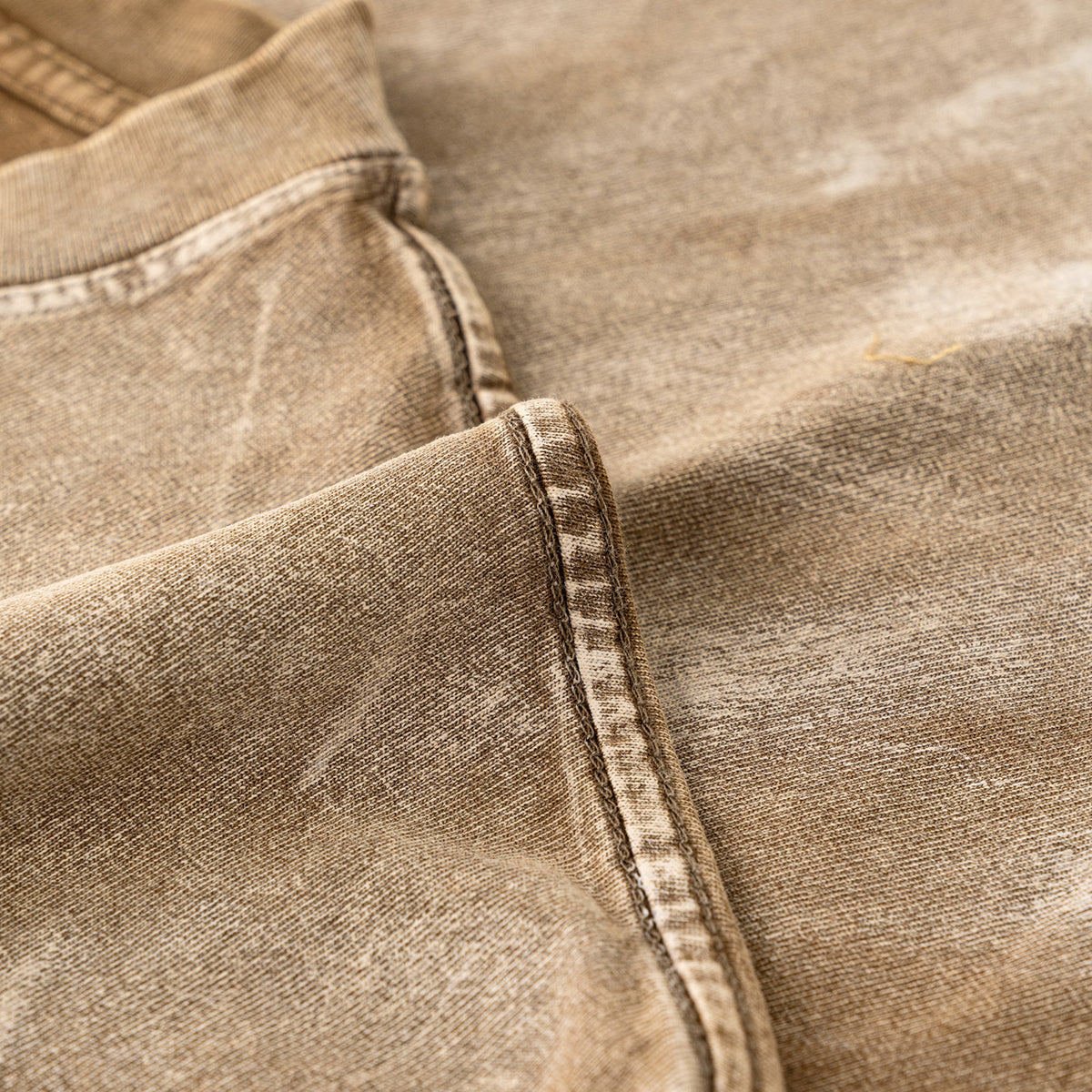 Camiseta holgada pintada a mano vintage de 270 g/m²