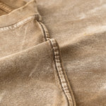 Camiseta holgada pintada a mano vintage de 270 g/m²