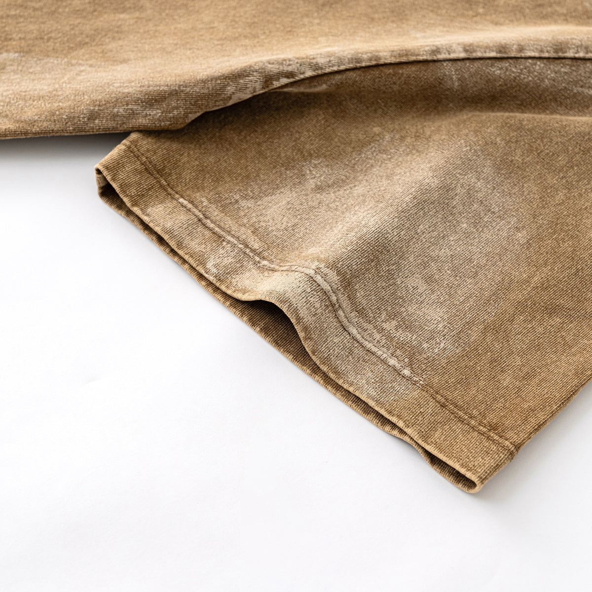 Camiseta holgada pintada a mano vintage de 270 g/m²