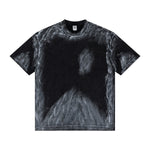 Camiseta holgada pintada a mano vintage de 270 g/m²