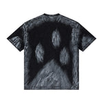 Camiseta holgada pintada a mano vintage de 270 g/m²