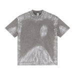 Camiseta holgada pintada a mano vintage de 270 g/m²