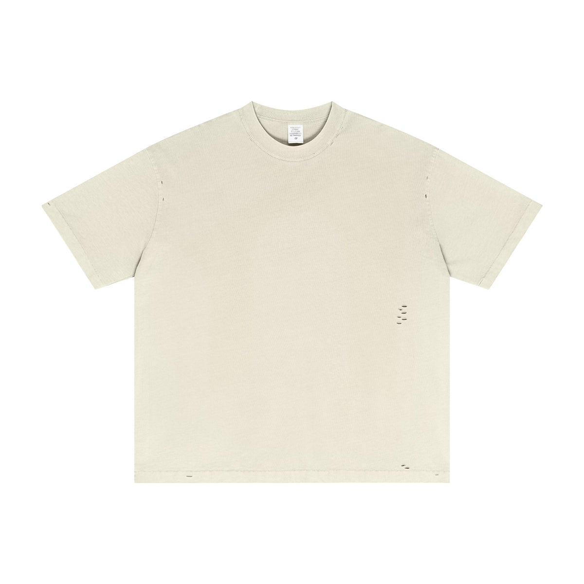 Camiseta Vintage Wash Reverse Destructive de 275 g/m²