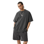 Camiseta Vintage Wash Reverse Destructive de 275 g/m²