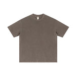 Camiseta con lavado inverso vintage de 275 g/m²