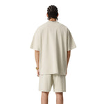 Camiseta con lavado inverso vintage de 275 g/m²