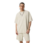 Camiseta con lavado inverso vintage de 275 g/m²