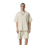 Camiseta con lavado inverso vintage de 275 g/m²