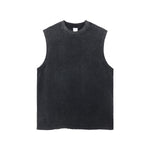 Women's Frayed Sleeveless T Shirt 8oz-INNBLAC Fashion Apparel