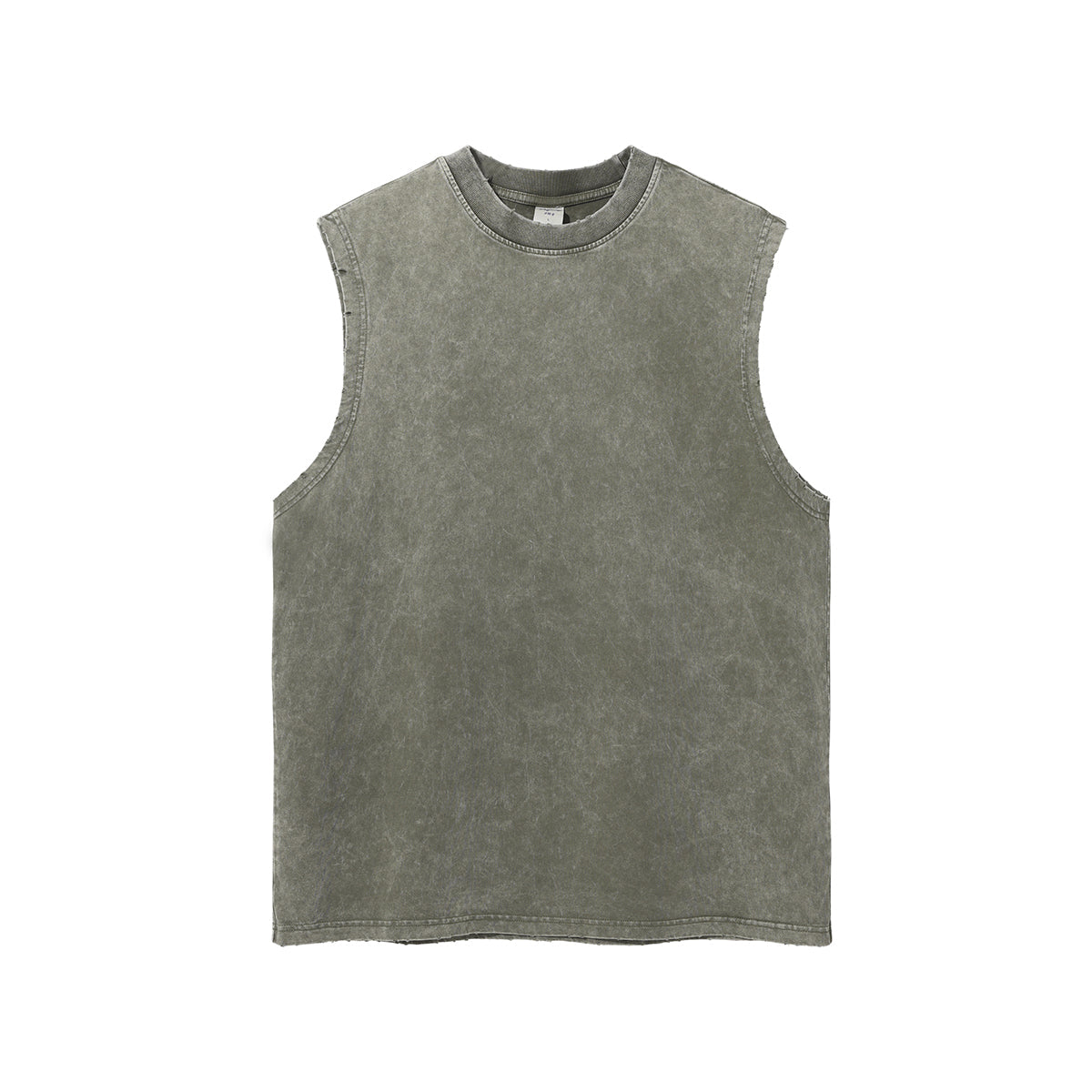 Women's Frayed Sleeveless T Shirt 8oz-INNBLAC Fashion Apparel