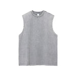 Women's Frayed Sleeveless T Shirt 8oz-INNBLAC Fashion Apparel