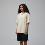 Women's Raw Edge 100 Cotton T Shirt 9oz-INNBLAC Fashion Apparel