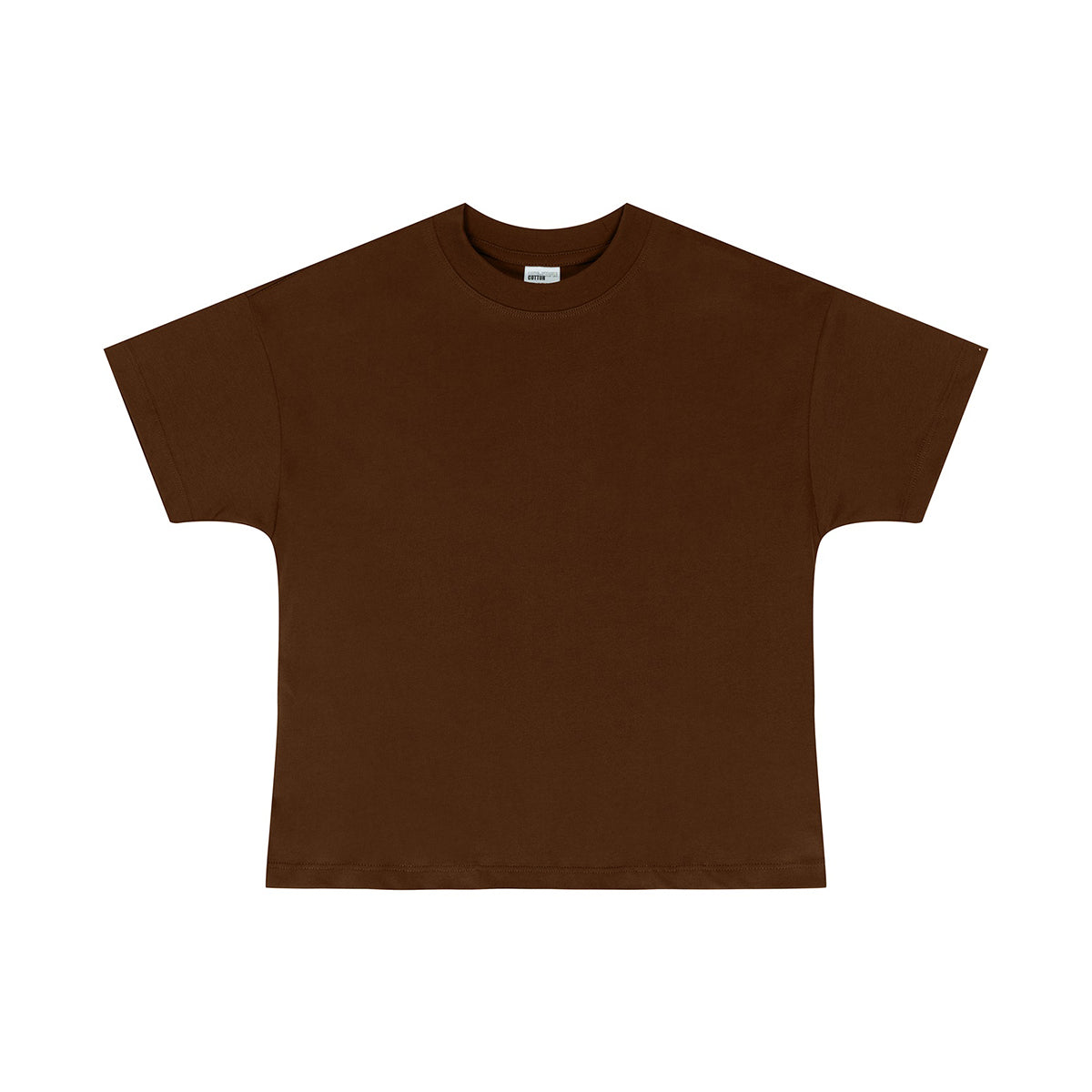 Women's Solid Color Crew Neck Tee 255gsm