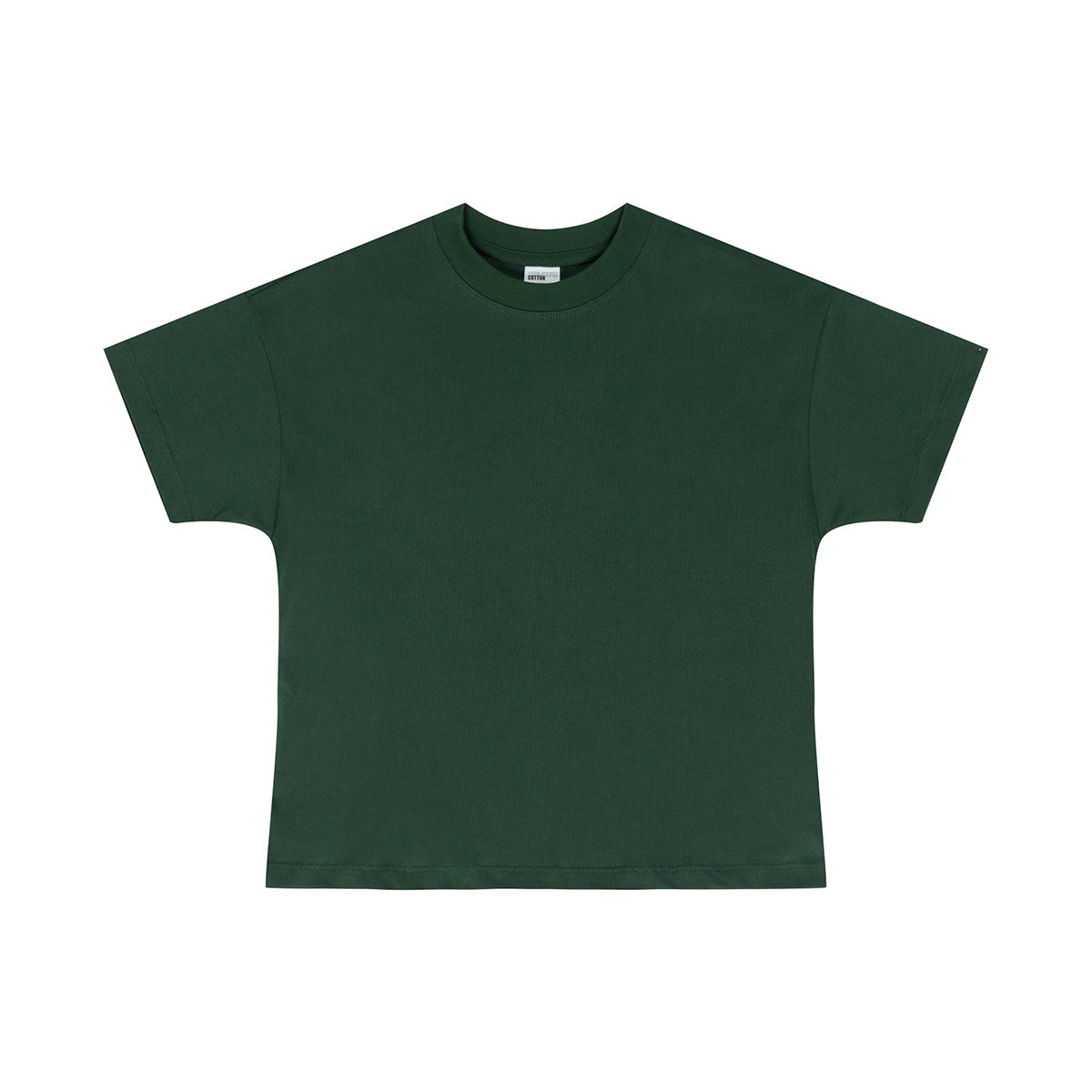 Women's Solid Color Crew Neck Tee 255gsm