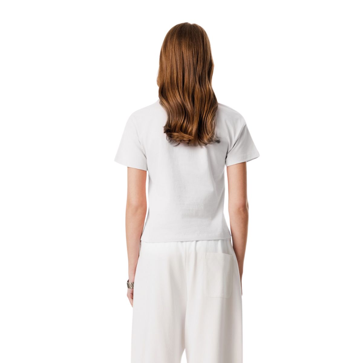 Women's Solid Color Crew Neck Tee 255gsm