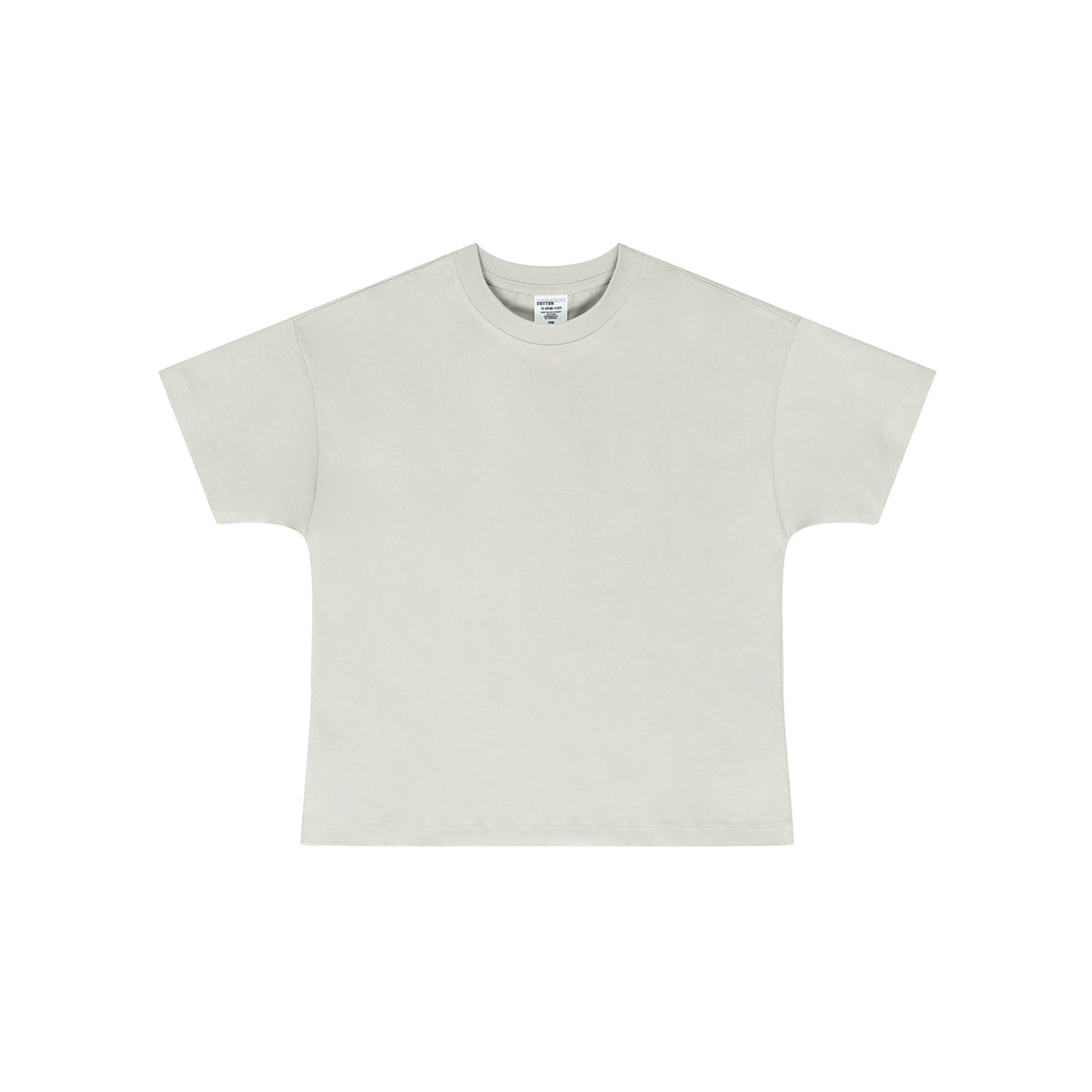 Women's Solid Color Crew Neck Tee 255gsm