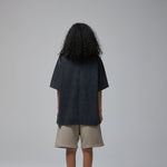 Women's Stone Wash Faded Distressed Tee 7.5oz-INNBLAC Fashion Apparel