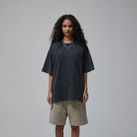 Women's Stone Wash Faded Distressed Tee 7.5oz-INNBLAC Fashion Apparel