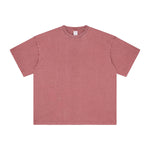 Women's Stone Wash Frayed T Shirt 7.5oz-INNBLAC Fashion Apparel