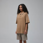 Women's Stone Wash Heavy Collar Shirt 7.5oz-INNBLAC Fashion Apparel