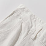 Snap Closure Flared Hem Utility Cargo Pants