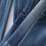 Distressed Paint Splatter Barrel-Leg Jeans