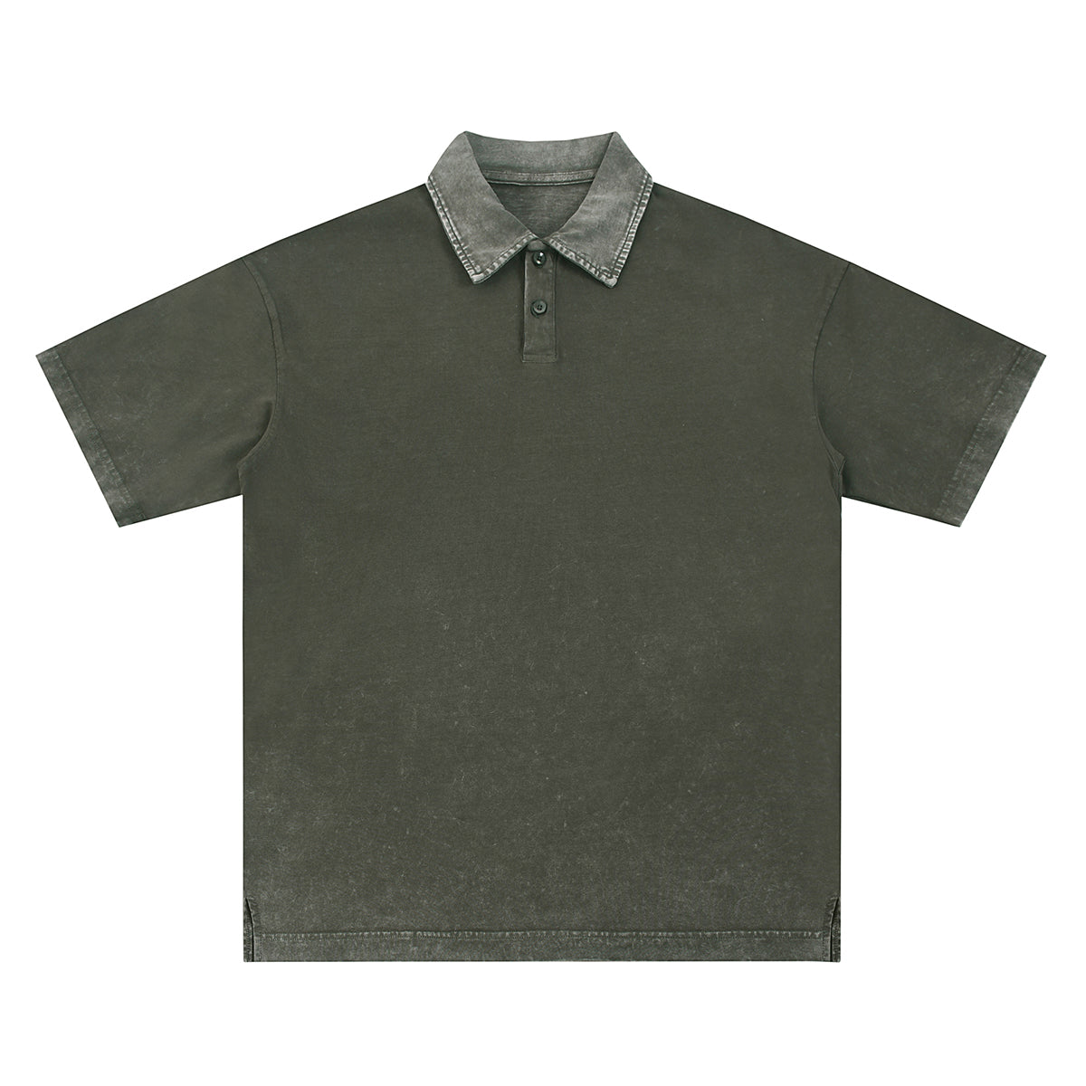Heavyweight Reverse-Dyed Polo Shirt 320gsm