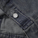 Leopard Patchwork Denim Trucker Jacket