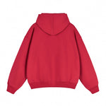 Heavyweight Double-Slider Zipper Fleece Hoodie