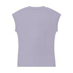 Classic Scoop-Neck Ribbed Sleeveless Top 250gsm