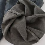 Spider & Web Print Denim Bermuda Shorts