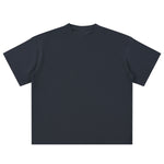 Relaxed Fit Boxy Solid Color Minimal Tee