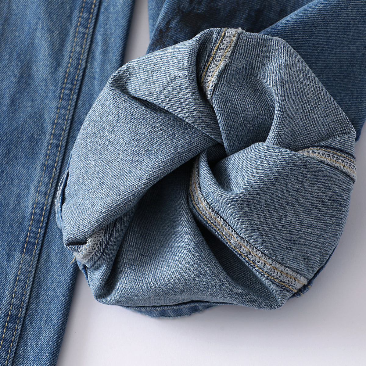 Distressed Paint Splatter Barrel-Leg Jeans