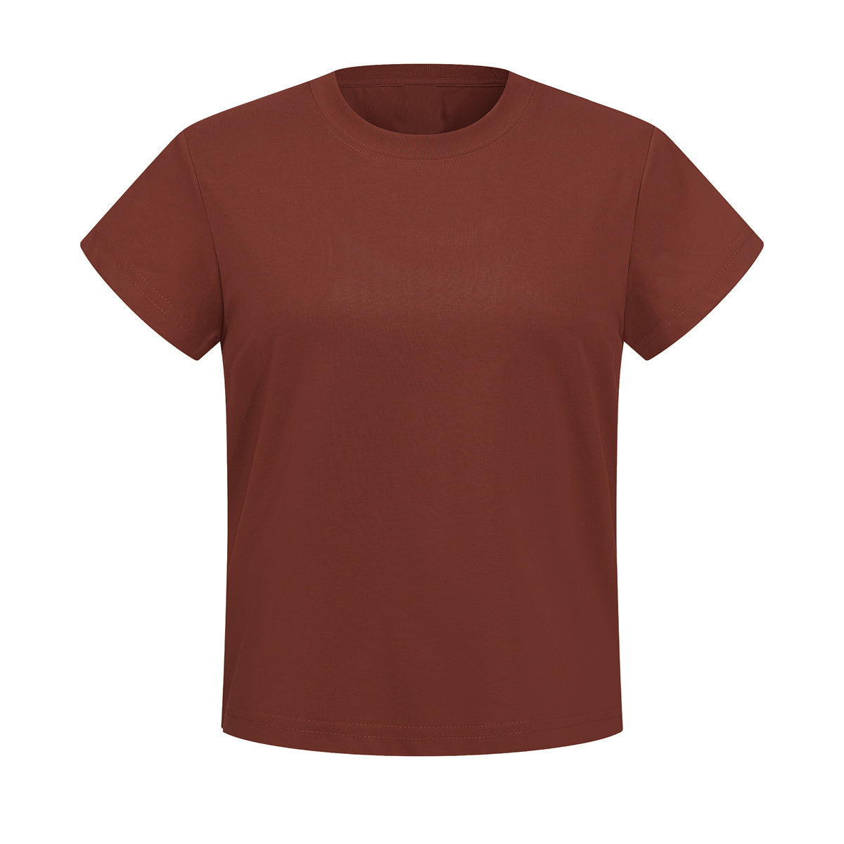 Classic Crew Neck Comfortable Versatile Everyday Tee