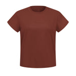 Classic Crew Neck Comfortable Versatile Everyday Tee