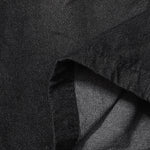 Black Elastic Waist Comfort Denim Shorts