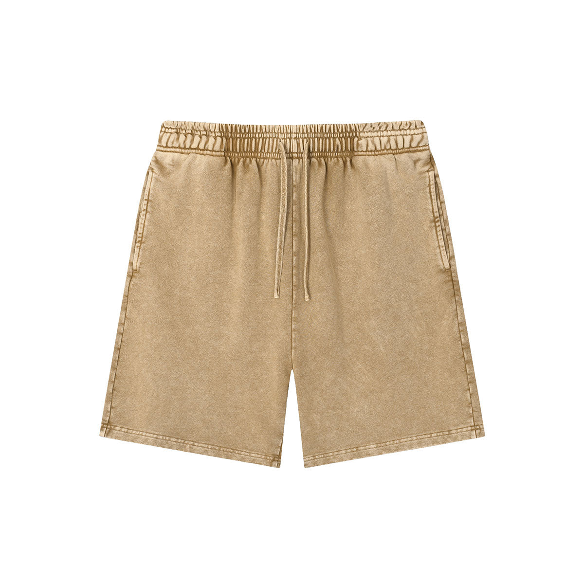 Vintage Washed Relaxed Fit Casual Sweat Shorts