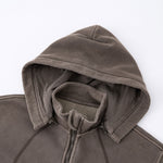 Detachable Hood Double Slider Fleece Hoodie