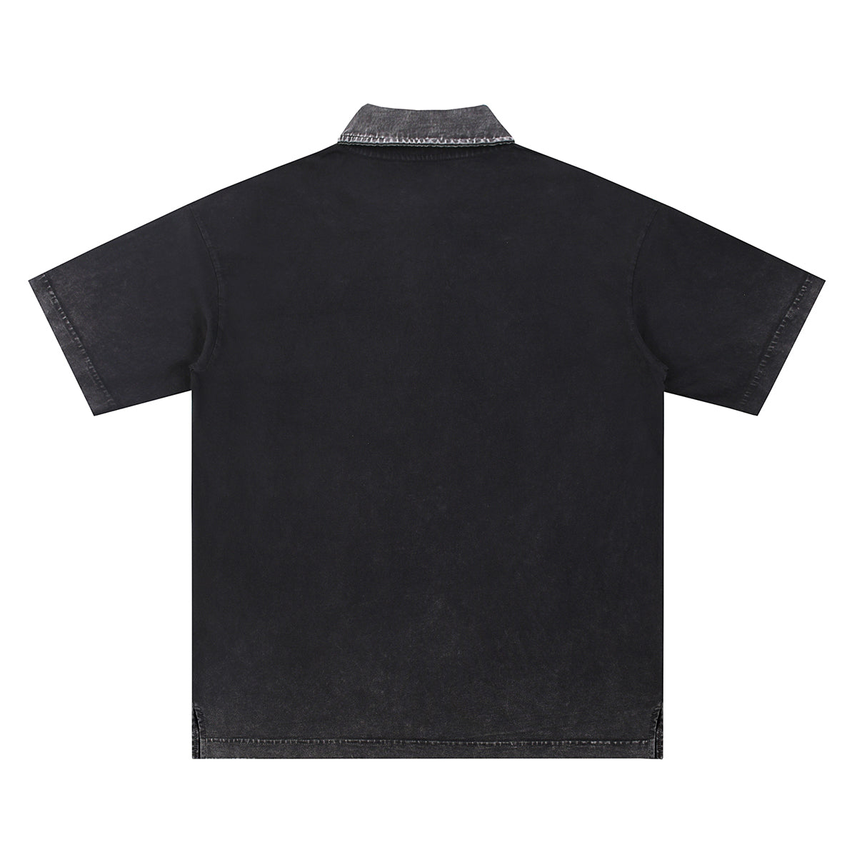 Heavyweight Reverse-Dyed Polo Shirt 320gsm