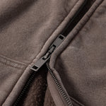 Soft Fleece Zip Up Hoodie Front Pockets